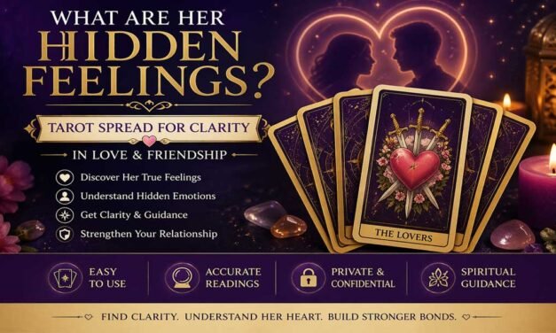 What Are Her Hidden Feelings Tarot Spread for Clarity in Love & Friendship